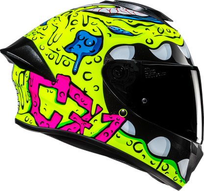 HJC C71 Squeeze Motorcycle Helmet with Sunshield and Advanced Ventilation - Model FP69NUS5332V