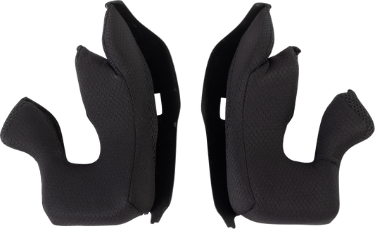 THOR Youth Fleet Cheek Pads - Black - Medium (Part #0134-4223)