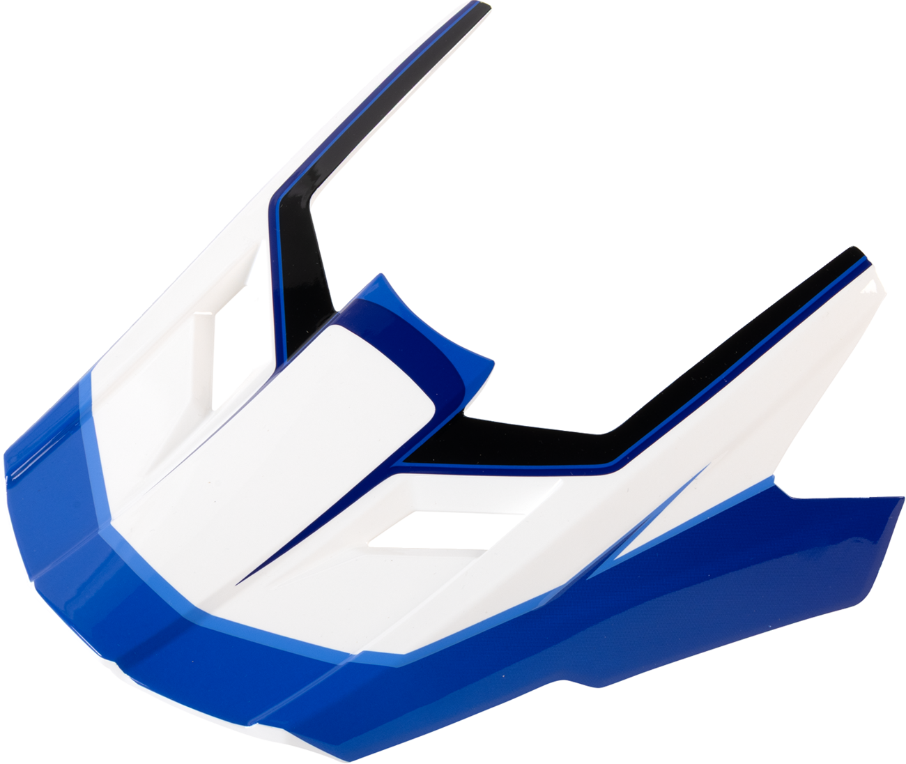 Z1R Dirt Maxx Visor Kit - Vortex Blue/White for Z1R Helmet (Part No. 0132-1929)