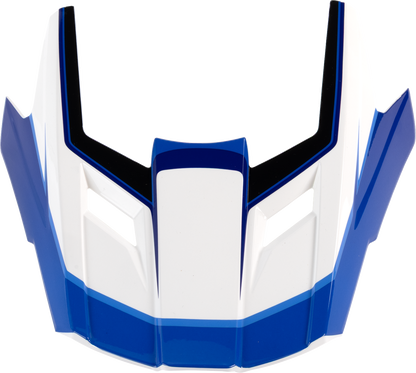 Z1R Dirt Maxx Visor Kit - Vortex Blue/White for Z1R Helmet (Part No. 0132-1929)