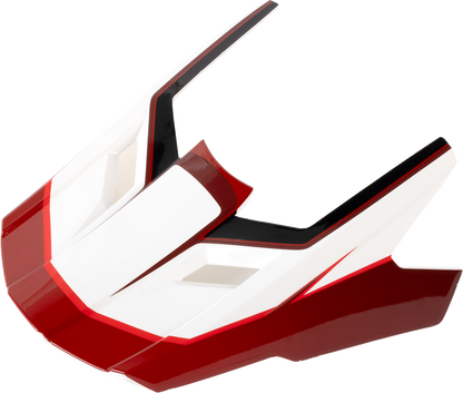 Z1R Dirt Maxx Visor Kit - Vortex - Red/White - XS-M by Z1R Part 0132-1931