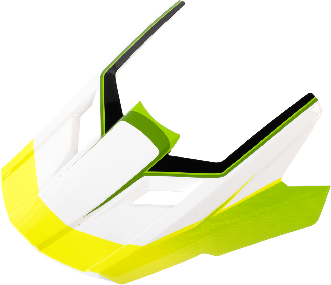 Z1R Dirt Maxx Visor Kit - Vortex - White/Green - XS-M (Part #0132-1938)