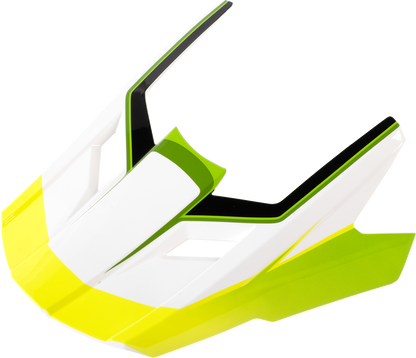 Z1R Dirt Maxx Visor Kit - Vortex - White/Green - XS-M (Part #0132-1938)