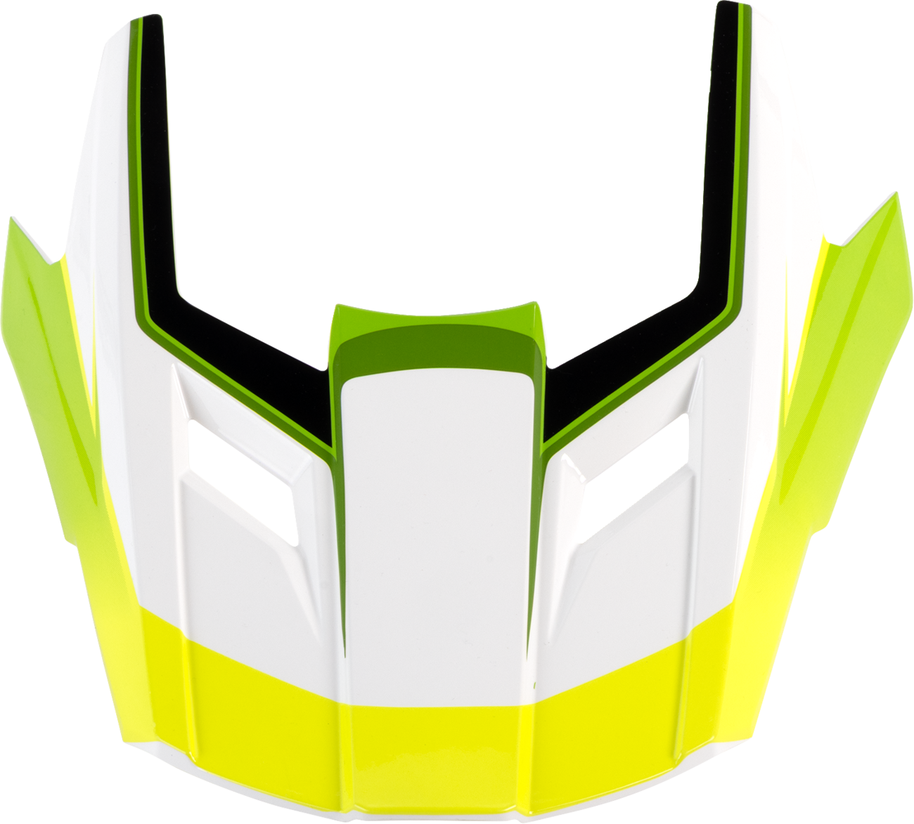 Z1R Dirt Maxx Visor Kit - Vortex - White/Green - XS-M (Part #0132-1938)