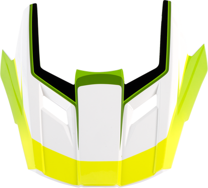Z1R Dirt Maxx Visor Kit - Vortex - White/Green - XS-M (Part #0132-1938)