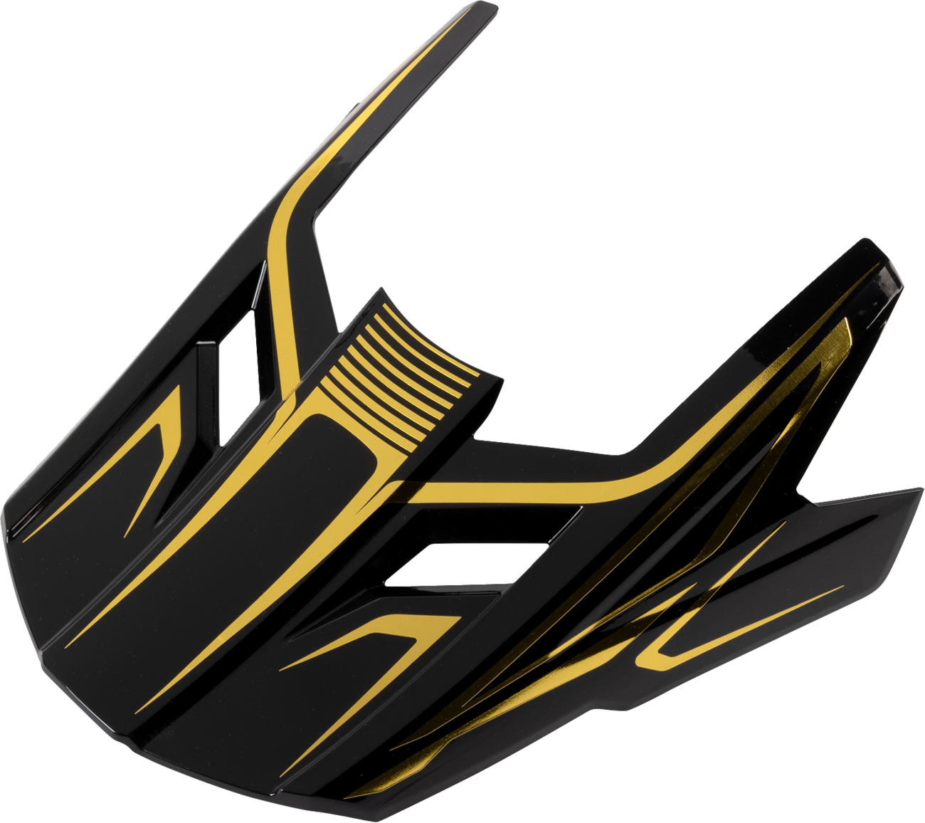 Z1R Dirt Maxx Visor Kit - Monogram - Black/Gold - Large to Extra Large (Part #0132-1943)