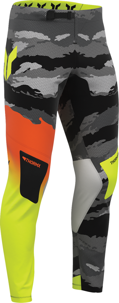 THOR Sportmode Recon LE Pants - Black/Acid, US 32, Part Number 2901-13374