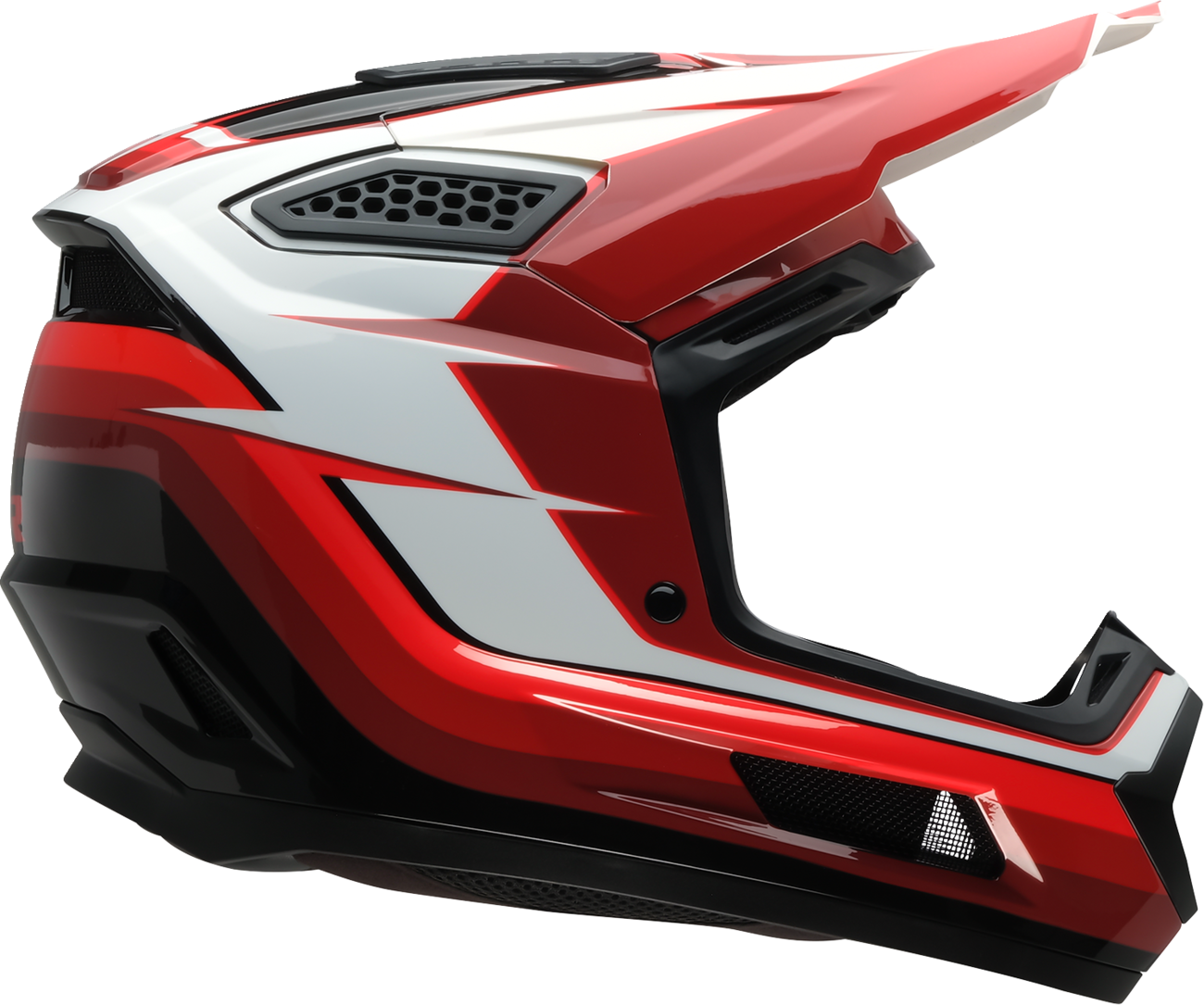 Z1R Dirt Maxx Helmet Vortex Red/White Medium (Part No. 0110-9698)