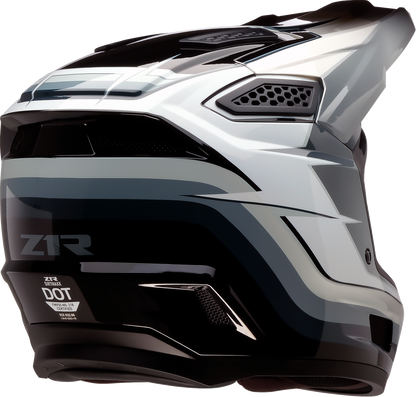Z1R Dirt Maxx Helmet Vortex Black/White/Gray Small by Z1R - Part 0110-9714