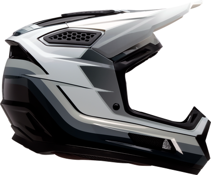 Z1R Dirt Maxx Helmet Vortex Black/White/Gray Small by Z1R - Part 0110-9714