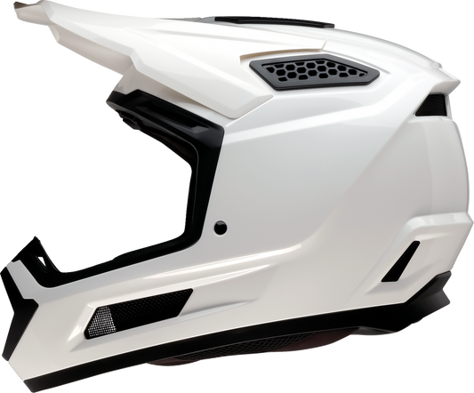 Z1R Dirt Maxx Helmet - Solid White, XS (Part #0110-9925)