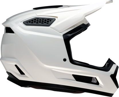 Z1R Dirt Maxx Helmet - Solid White, XS (Part #0110-9925)
