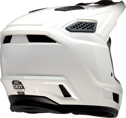 Z1R Dirt Maxx Helmet - Solid White, XS (Part #0110-9925)