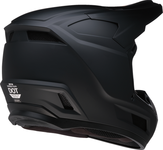 Z1R Youth Dirt Maxx Helmet - Solid Matte Black, Small - Part 0111-1872