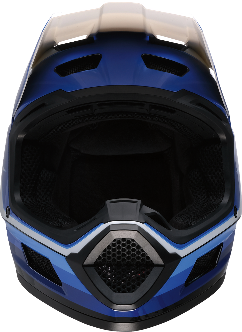 Z1R Youth Dirt Maxx Vortex Helmet in Blue/White, Medium (Part Number 0111-1879)