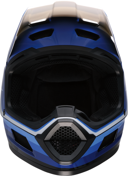 Z1R Youth Dirt Maxx Vortex Helmet in Blue/White, Medium (Part Number 0111-1879)