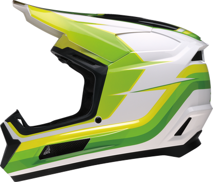 Z1R Youth Dirt Maxx Vortex Helmet in White/Green (Small) - Part Number 0111-1893