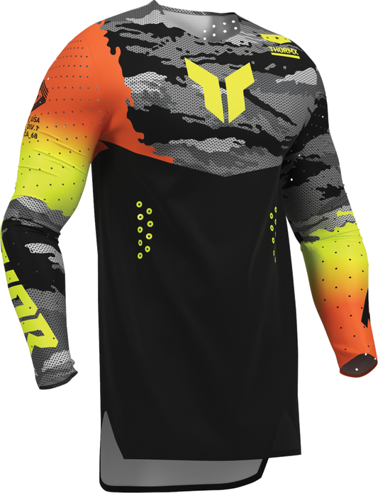 THOR Sportmode Recon LE Jersey - Black/Acid, XL - Part Number 2910-9077