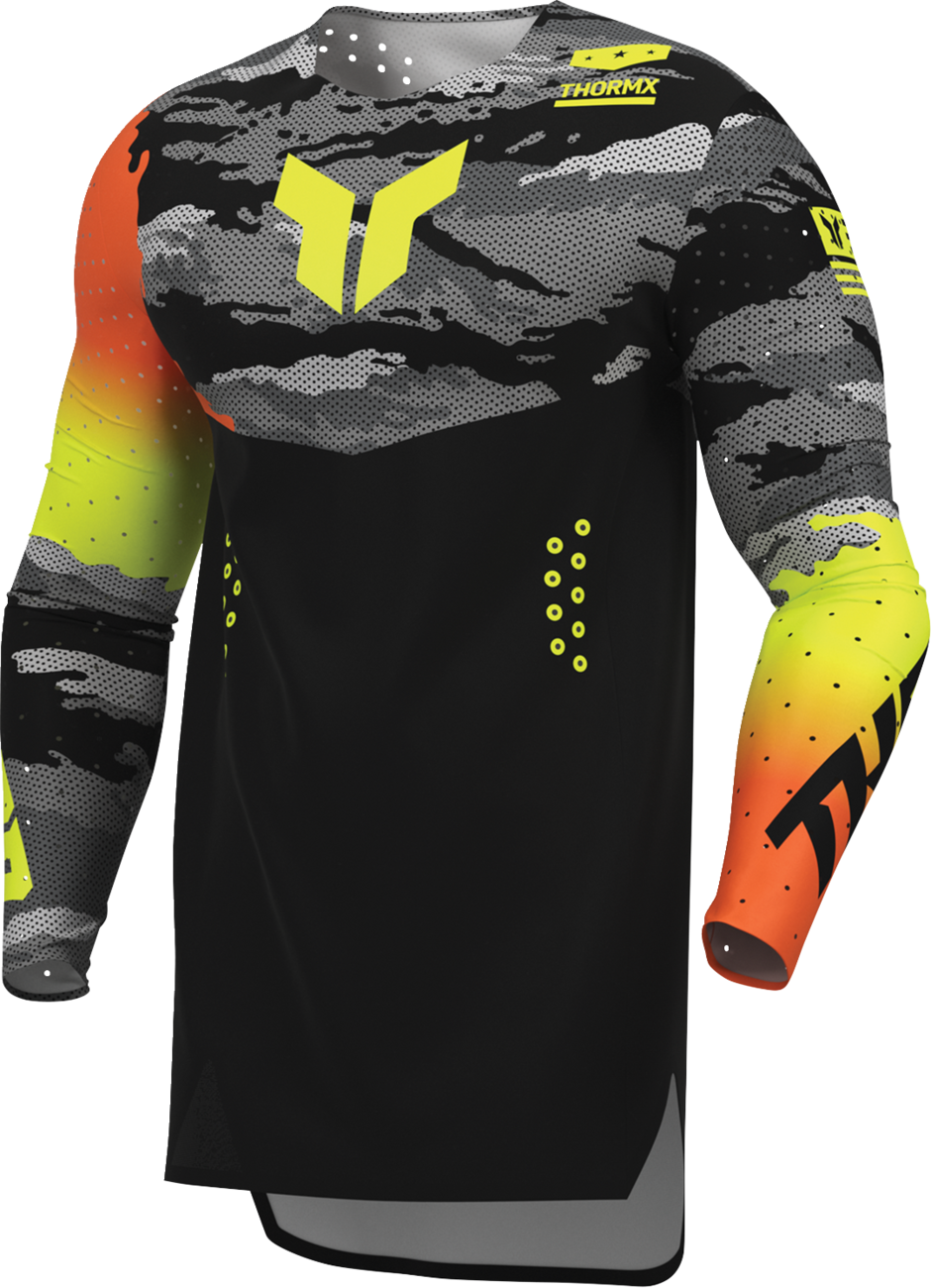 THOR Sportmode Recon LE Jersey - Black/Acid, XL - Part Number 2910-9077