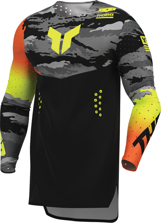 THOR Sportmode Recon LE Jersey - Black/Acid, XL - Part Number 2910-9077