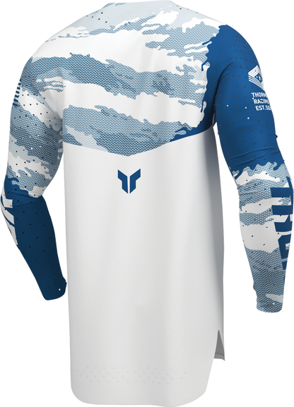 THOR Sportmode Recon LE Jersey – White/Blue, Size Large – Part Number 2910-9079