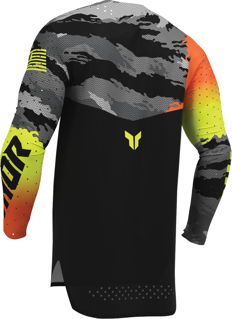 THOR Sportmode Recon LE Jersey - Black/Acid, Large - Part Number 2910-9076