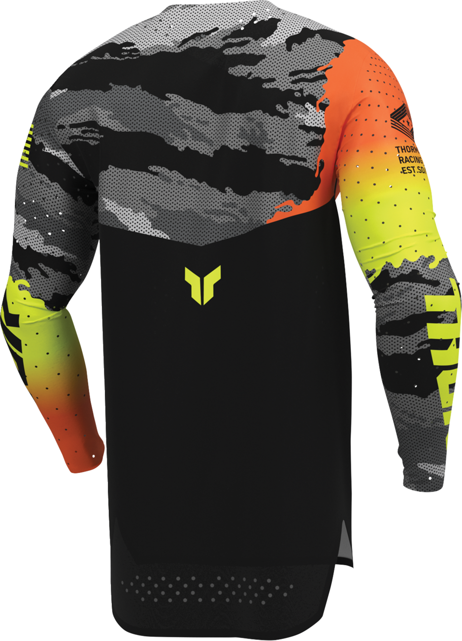THOR Sportmode Recon LE Jersey - Black/Acid, Large - Part Number 2910-9076