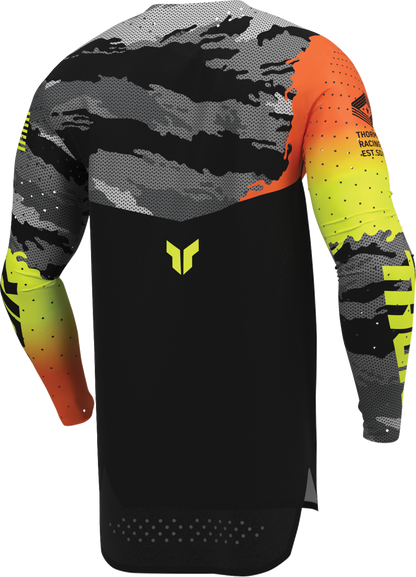 THOR Sportmode Recon LE Jersey - Black/Acid, Large - Part Number 2910-9076