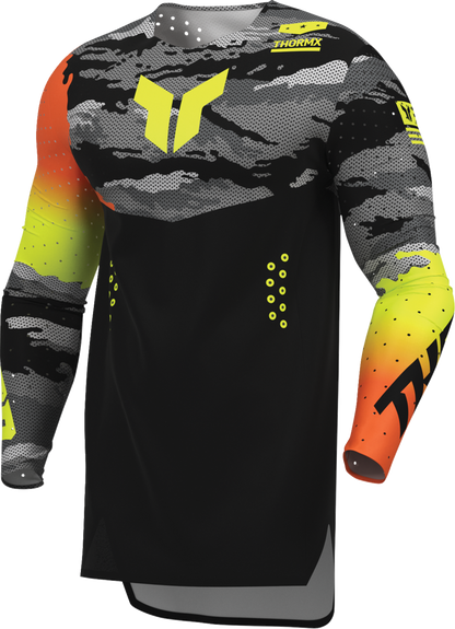 THOR Sportmode Recon LE Jersey - Black/Acid, Large - Part Number 2910-9076