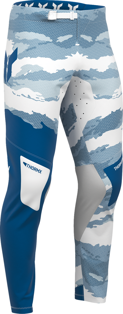 THOR Sportmode Recon LE Pants - White/Blue, US 34, Part Number 2901-13379