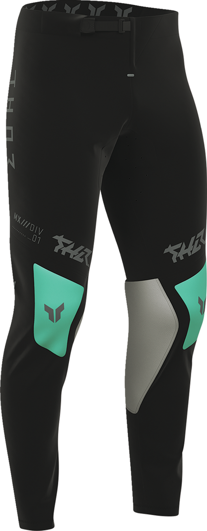 THOR Sportmode Mind Control Pants - Charcoal/Black - US 34 (Part No. 2901-12838)