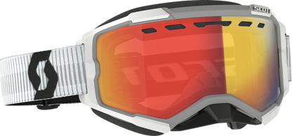SCOTT Fury Goggle Snow Cross LS White with Red Chrome - Part 278604-0002341