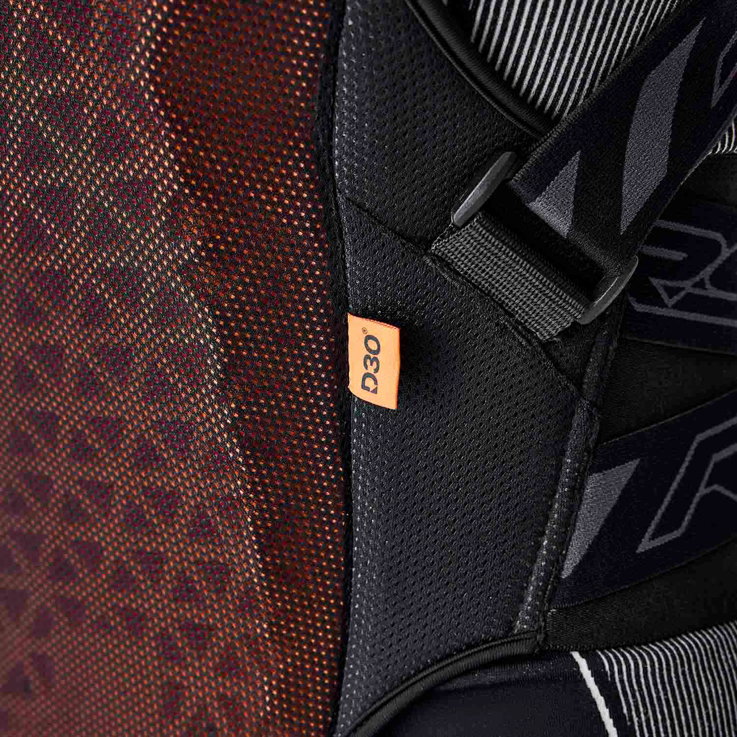 RST Race Department D30 Harness Back Large - Adjustable TPR Braces and Memory Foam Coccyx Protection