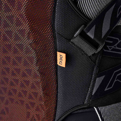 RST Race Department D30 Harness Back Large - Adjustable TPR Braces and Memory Foam Coccyx Protection