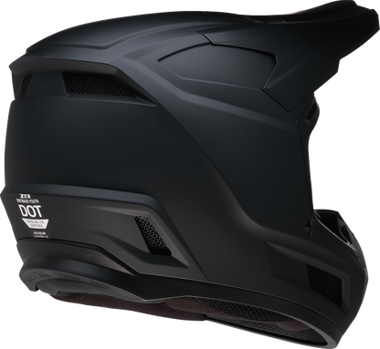 Z1R Youth Dirt Maxx Helmet - Solid Matte Black, Medium (Part No. 0111-1873)