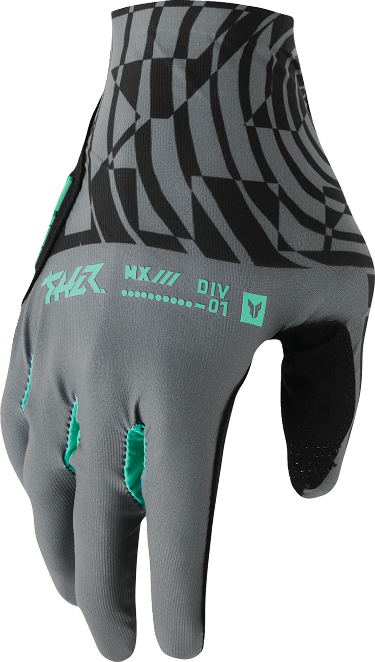THOR Sportmode Mind Control Gloves XL by THOR - Charcoal/Black, Part 3330-9104