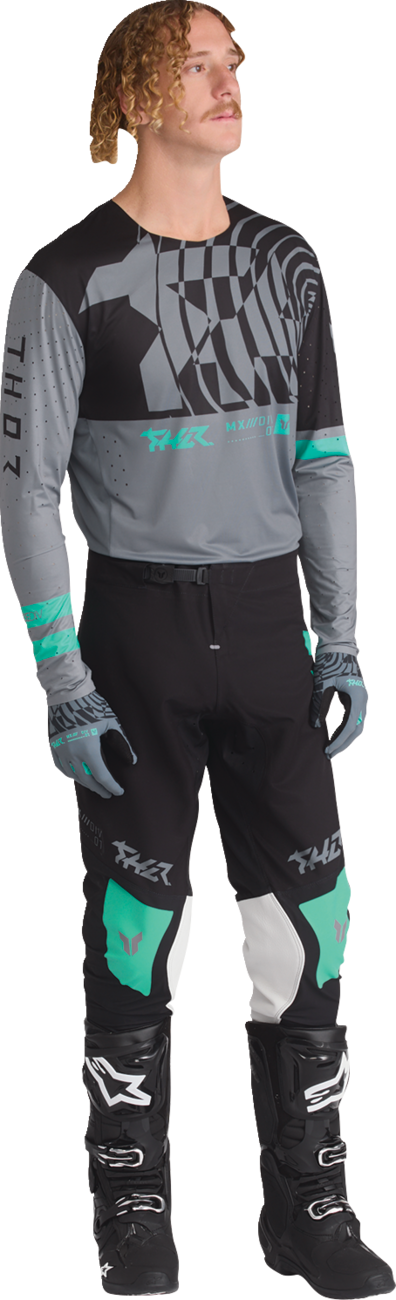 THOR Sportmode Mind Control Gloves XL by THOR - Charcoal/Black, Part 3330-9104