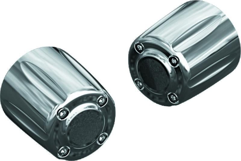 Kuryakyn Grip End Weights Chrome - Reduce Handlebar Vibration and Enhance Style