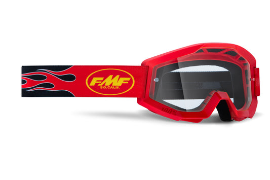 FMF VISION Powercore Youth Goggle with Clear Lens and Anti-Fog Coating