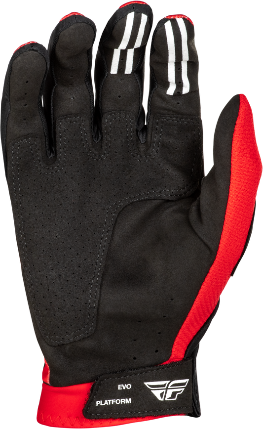 Fly Racing Evolution DST Gloves Red/White/Black - Part Number 378-112S