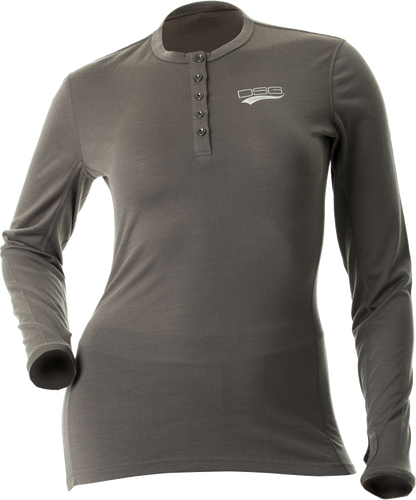 Merino Wool Base Layer Shirt Grey