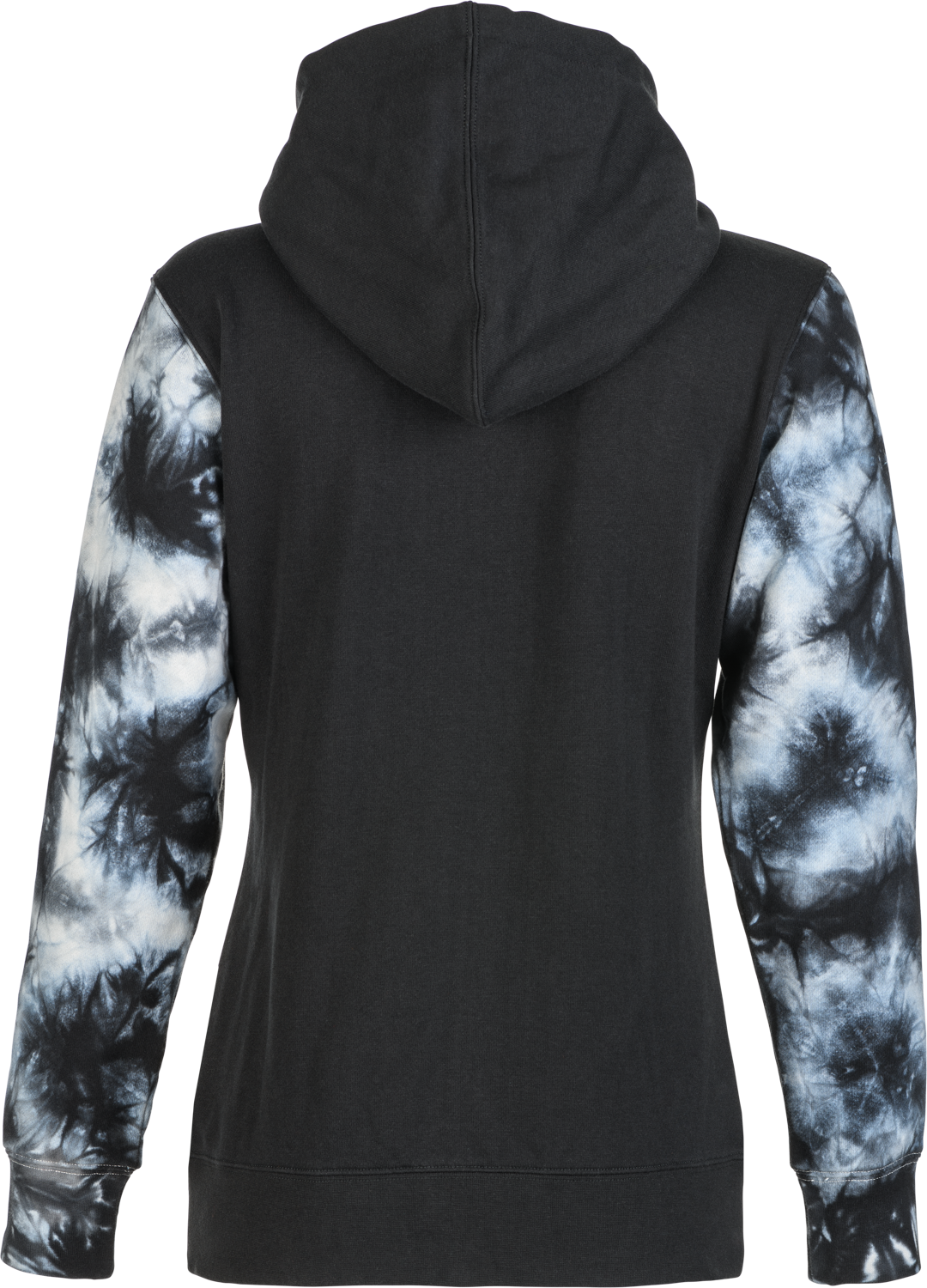 FLY RACING WOMEN'S FLY TIE-DYE ZIP UP HOODIE BLACK/GREY 2X'X