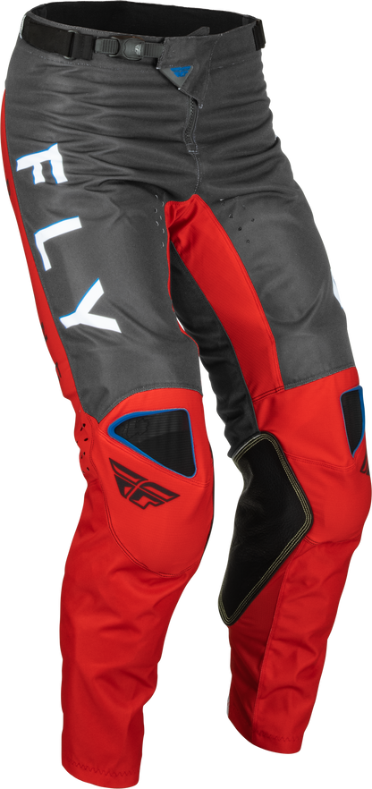 Fly Racing Kinetic Kore Pants Red/Grey Size 30 - Durable Motocross Gear