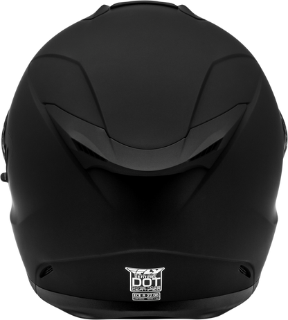 Sentinel Solid Helmet Matte Black Md