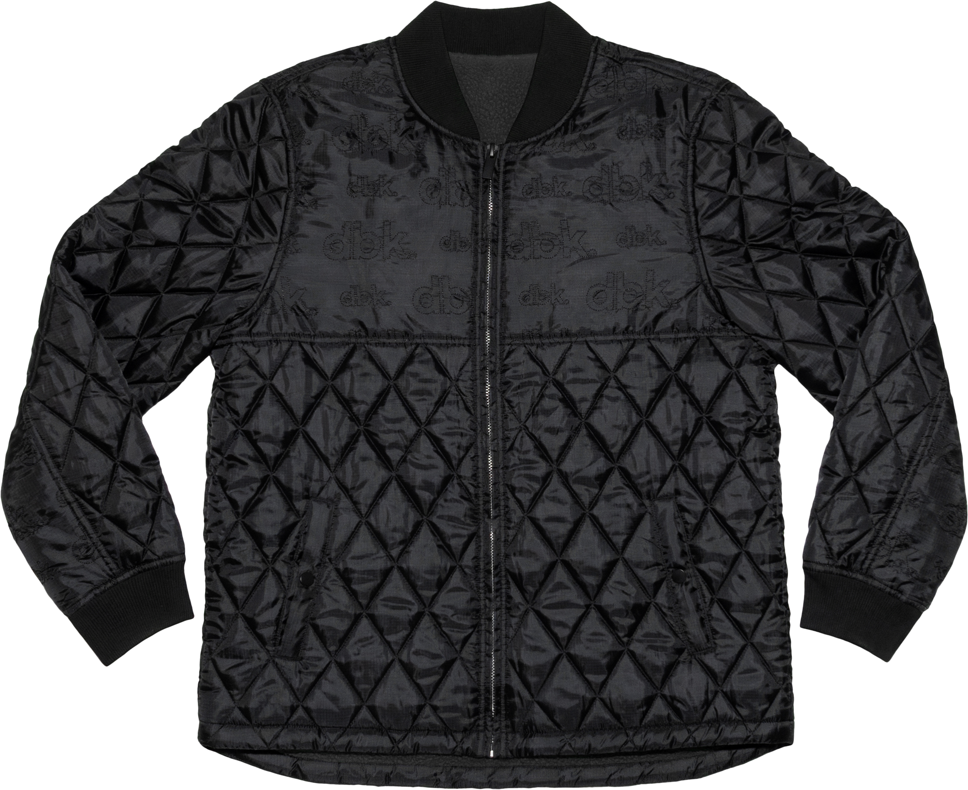 DBK JK-LINER-2X Black Liner Jacket with Ripstop Nylon and Sherpa Lining