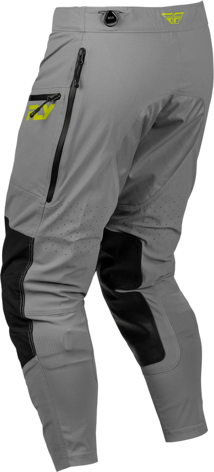Fly Racing Patrol Elite Pants Grey/Black/Hi Vis Size 30 - Durable Motorcycle Riding Gear