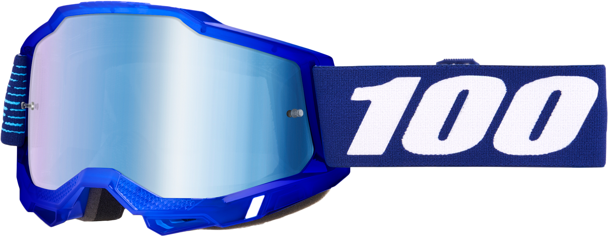 100-Percent Accuri 2 Goggle with 2028 Mirror Blue Lens – Enhanced Visibility and Comfort
