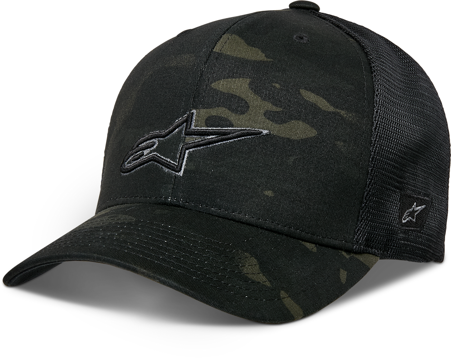 ALPINESTARS RECON CAMO TRUCKER HAT BLACK CAMO