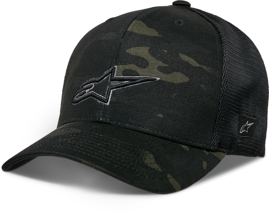 ALPINESTARS RECON CAMO TRUCKER HAT BLACK CAMO