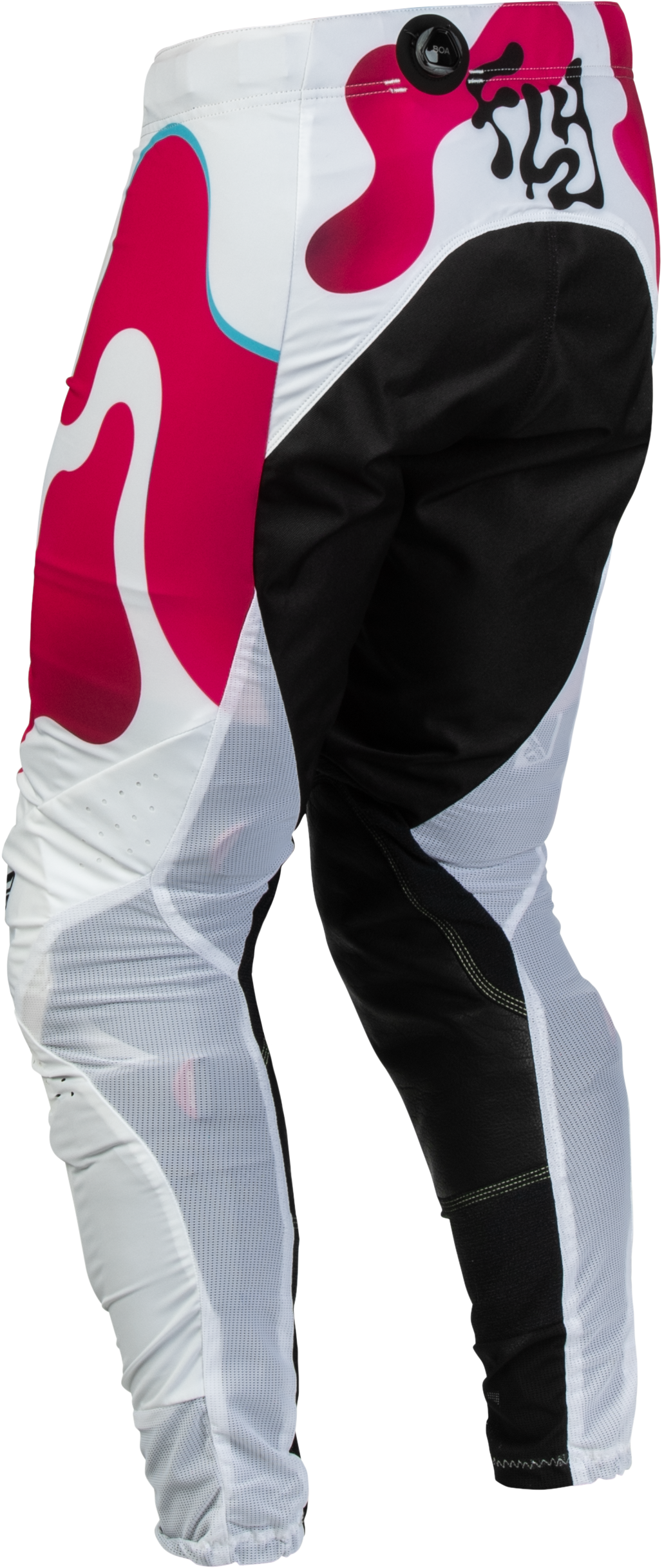 Youth Lite Vibe Pants White/Pink/Blue Sz 26